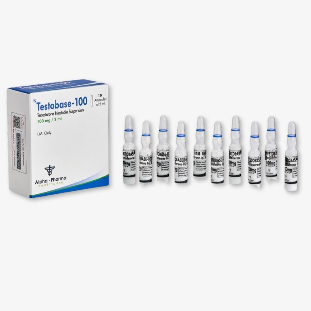 Testobase (Testosterona Aquosa 100mg/10ml) Alpha Pharma